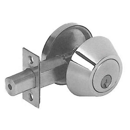 Tell Single Cylinder Grade 3 Deadbolt, SCC, KA4, Satin Nickel DB3060-SC-15